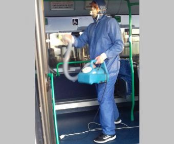 Σε απολύμανση των λεωφορείων του προχώρησε το Αστικό ΚΤΕΛ Καρδίτσας