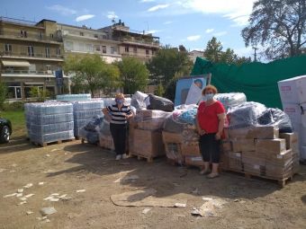 Αποστολή αγάπης και αλληλεγγύης κατέφθασε στην Καρδίτσα από το Ηράκλειο