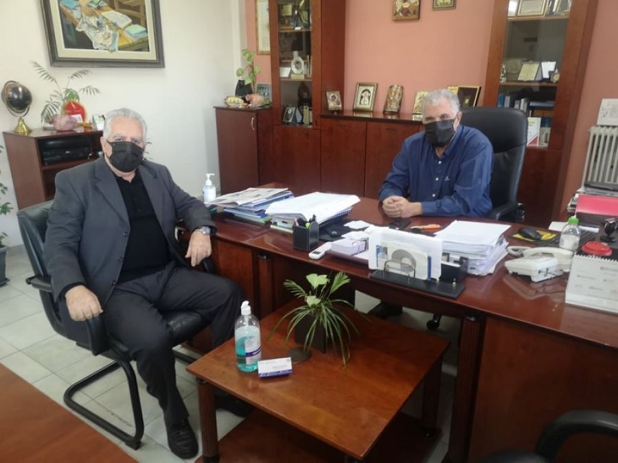 Συνάντηση με το Δήμαρχο Παλαμά Γ. Σακελλαρίου είχε ο Περιφερειακός Σύμβουλος Αθ. Ακρίβος