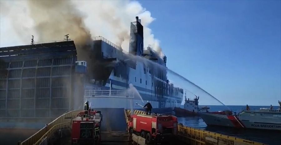 Euroferry Olympia – Άτομο εντοπίστηκε νεκρό στο δεύτερο κατάστρωμα του πλοίου