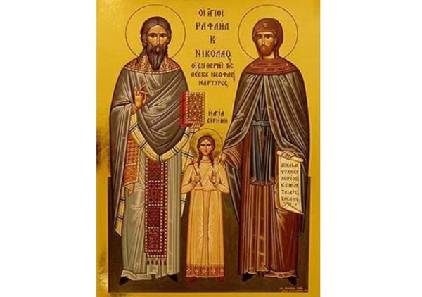 Ακολουθίες στο Μετόχι του Αγ. Σεραφείμ για την εορτή των Αγίων Ραφαήλ, Νικολάου και Ειρήνης