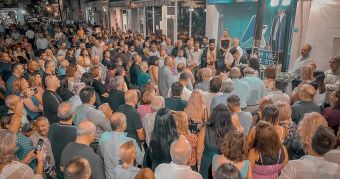 «Αλλαγή Πορείας - Νέα Εποχή»: Αγιασμός και εγκαίνια του Εκλογικού Κέντρου - Ομιλία του υποψ.  Δημάρχου Δημοσθένη Κατσή