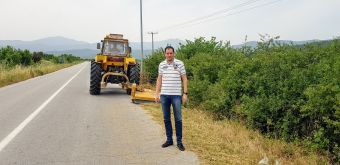 Σε εξέλιξη εργασίες κοπής χόρτων και καθαρισμοί σε εθνικό και επαρχιακό δίκτυο του ν. Καρδίτσας