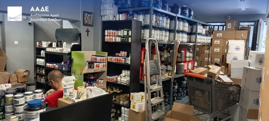 Φρένο σε παράνομα συμπληρώματα διατροφής στην Αττική – Φοροδιαφυγή άνω των 200.000 ευρώ