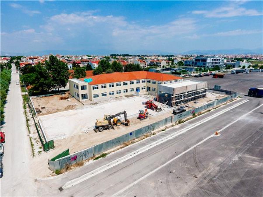 Τις εργασίες κατασκευής του νέου κτιρίου του Ειδικού Σχολείου Λάρισας επέβλεψε ο Κ. Αγοραστός