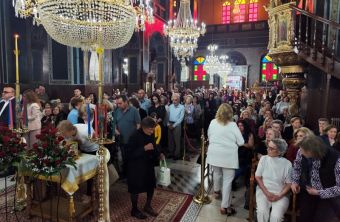 Υποδοχή ιερού λειψάνου της Αγίας Ελένης στην Καρδίτσα