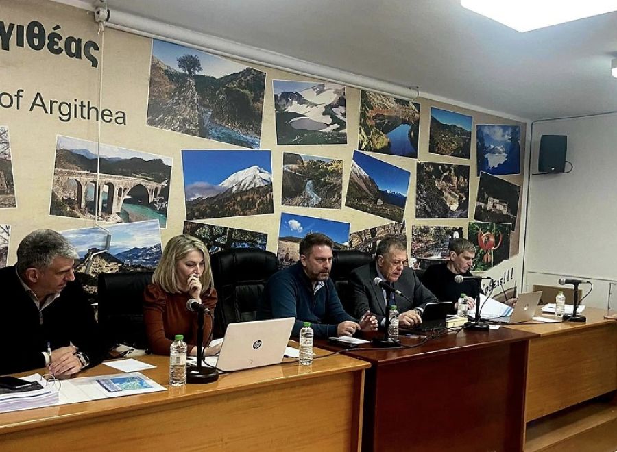 Ο Υφυπουργός Νίκος Ταχιάος στην Αργιθέα για τις αποκαταστάσεις από τη θεομηνία Daniel