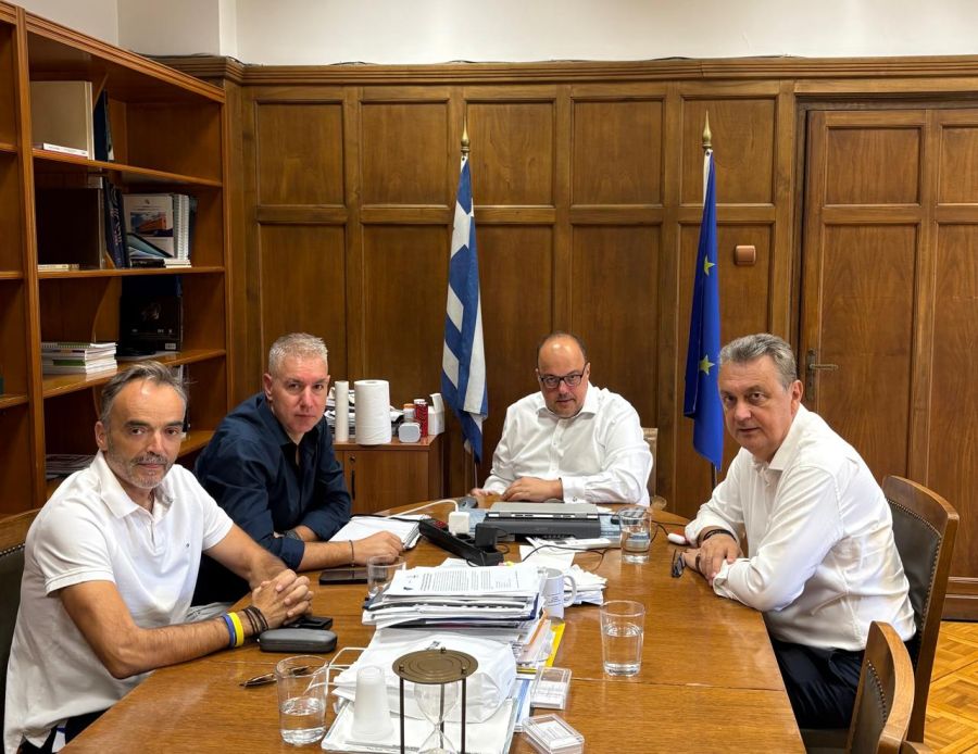 Συνάντηση της Διοίκησης του Επιμελητηρίου Καρδίτσας με τον Υπ. Ανάπτυξης και τον Γ.Γ. του Υπουργείου Ανάπτυξης