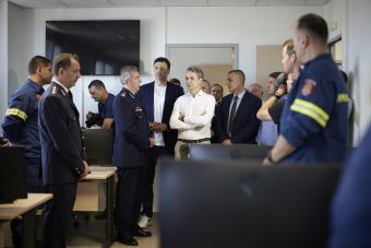 Μητσοτάκης στα εγκαίνια του Περιφερειακού Κέντρου Επιχειρήσεων Πολιτικής Προστασίας Θεσσαλίας: "Θα είμαστε πιο έτοιμοι..."